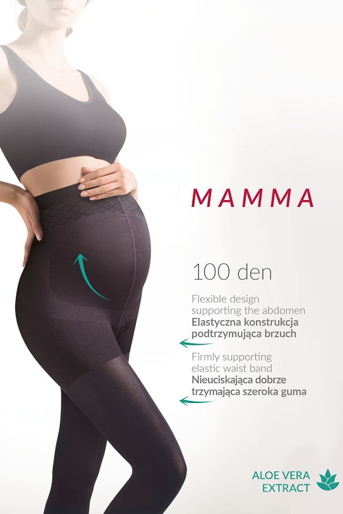 Dres 100 DEN MAMMA 174 GABRIELLA pentru gravide negru