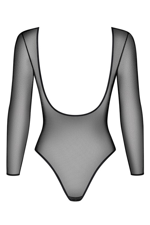 Body transparent stralucitor OBSESSIVE B123 negru