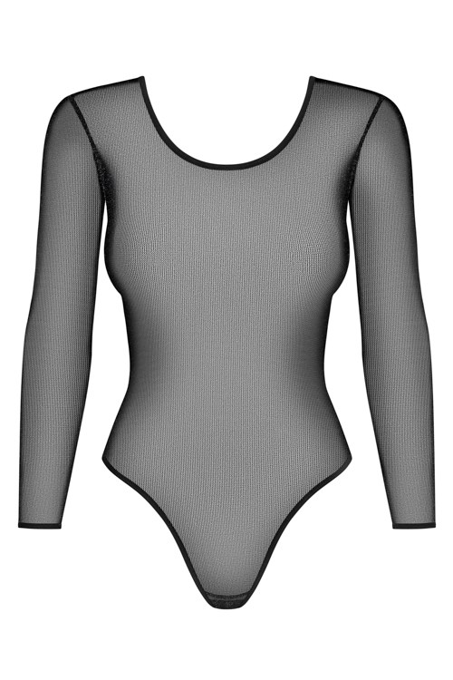 Body transparent stralucitor OBSESSIVE B123 negru